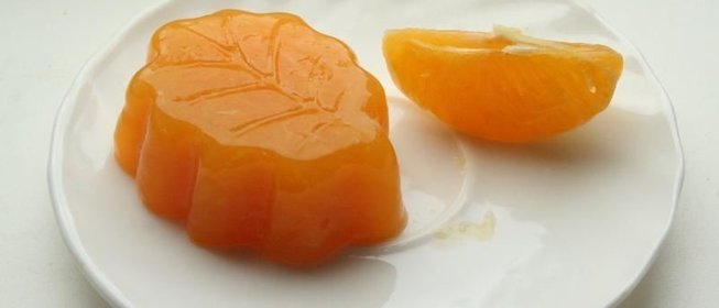 Желе из сока апельсина