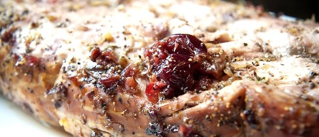 Свинина в вишневом соусе