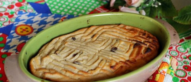 Творожно - гречневая запеканка с изюмом