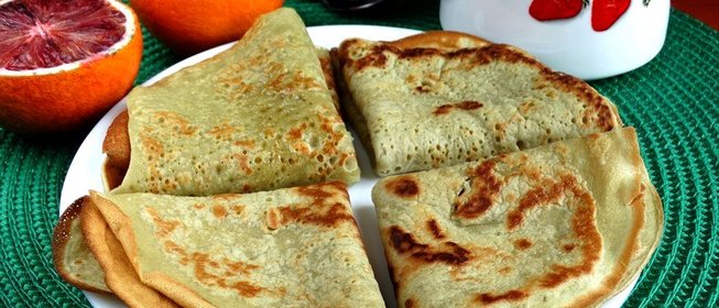 Немецкие апельсиновые блины