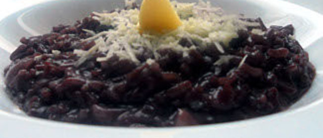 Ризотто с красным вином