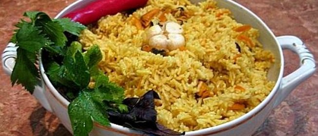 Плов с мидиями