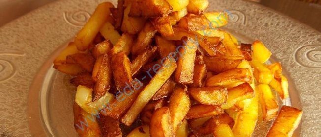 Жаренная на оливковом масле картошка