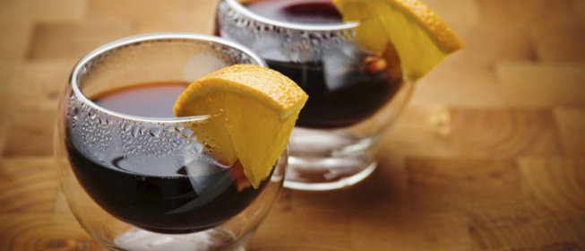 Холодный красный чай с гранатовым соком