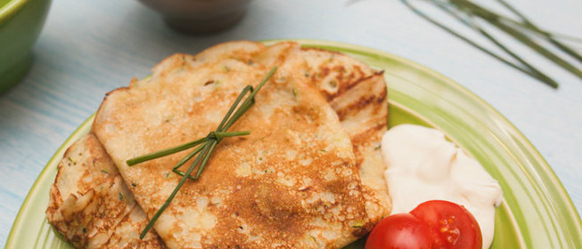 Блины с кабачками: пошаговый рецепт