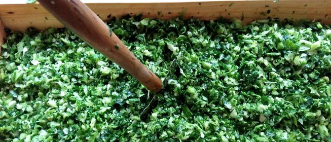 Серая квашеная капуста