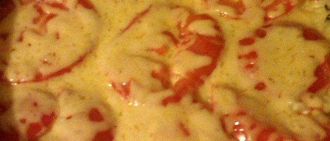 Рисовая запеканка с колбасой и сыром