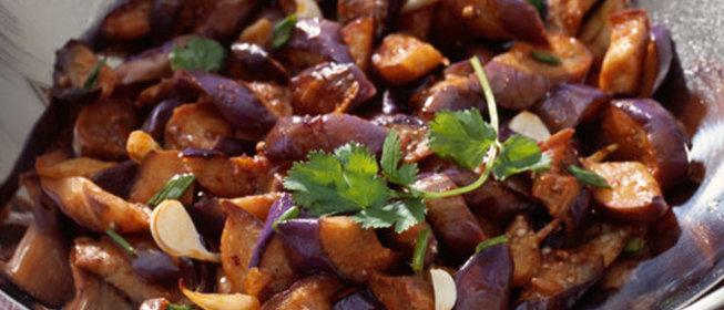 Баклажаны, жаренные с лимонным соком