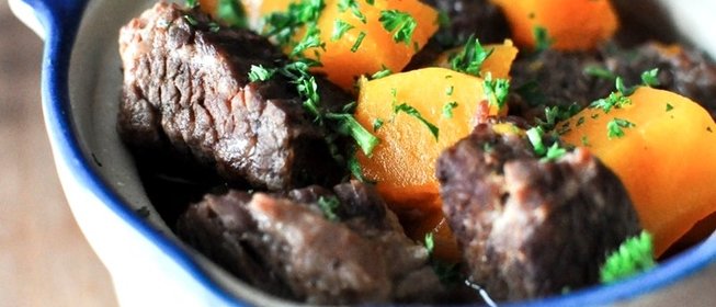 Говядина с тыквой