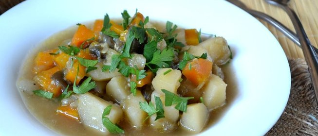 Овощное рагу с баклажанами