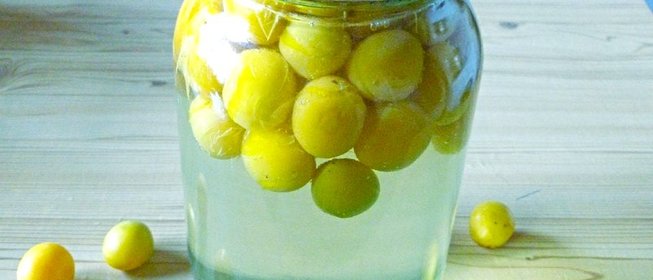 Компот из алычи на зиму