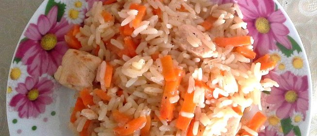 Рассыпчатый плов с курицей