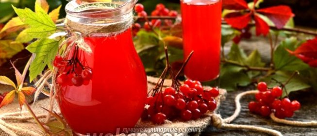 Морс из калины