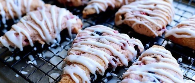 Черничное печенье