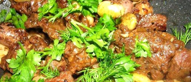 Говядина с фасолью