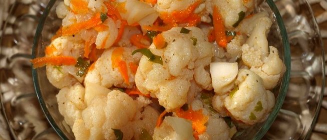 Засолка цветной капусты