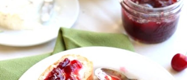 Быстрое варенье из черешни