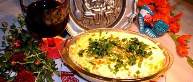 Запеканка из индейки с рисом