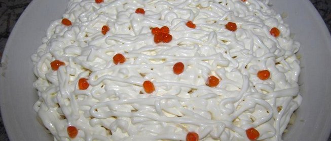 Нежный салат с горбушей