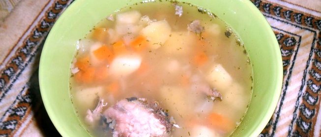 Домашняя уха из сардины