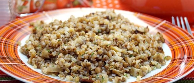 Гречка с грибами