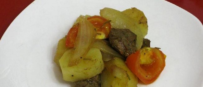 Говядина запеченная с картофелем