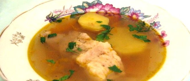 Уха из головы сома