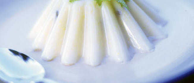 Крем-желе с виноградом