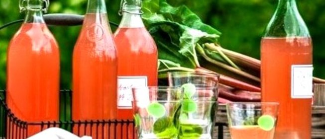 Сок из ревеня