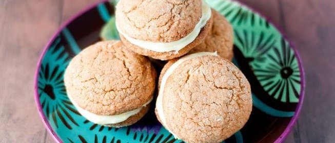 Имбирное печенье с кремом