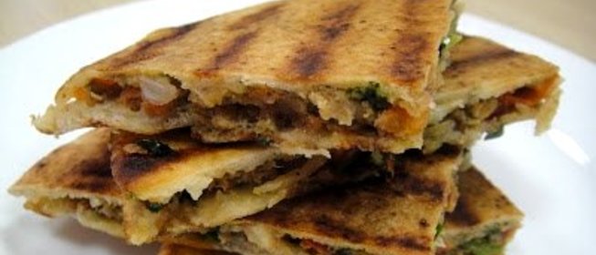 Пита с начинкой из овощей