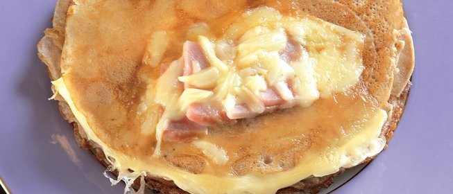 Французские гречневые блины