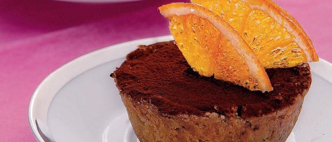 Корзиночки с творогом и какао