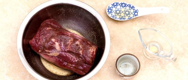 Говядина с вешенками в кисло-остром соусе чайна-таун