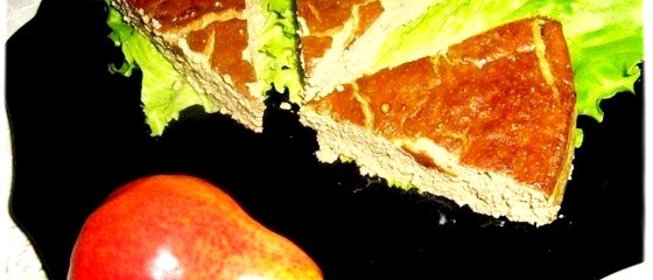 Печеночный мусс с грушами