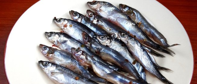 Корюшка сухого посола