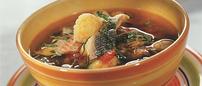 Рыбный суп с клецками