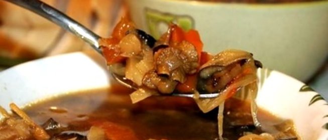 Солянка мясная с капустой