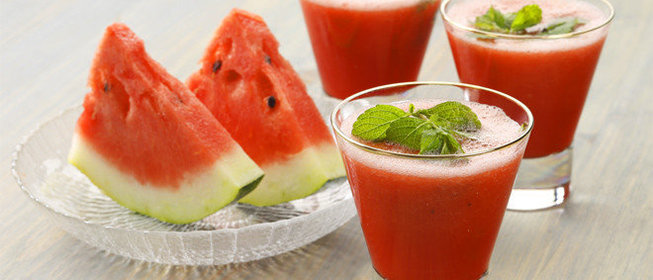 Смузи: арбуз и мята