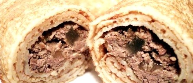 Блинчики с куриной печенью