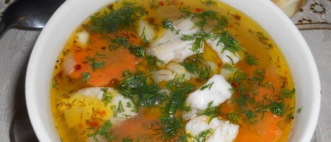 Рыбный суп из головы толстолобика