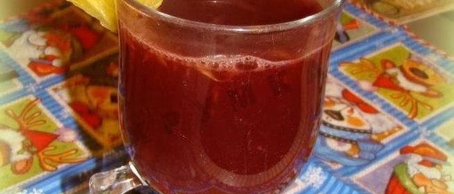 Глинтвейн с апельсином и корицей