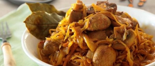 Тушеная квашеная капуста в духовке