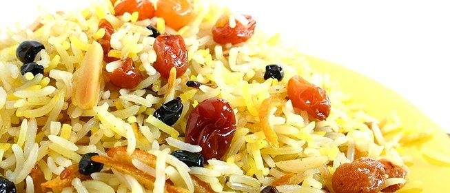 Плов с курагой и изюмом