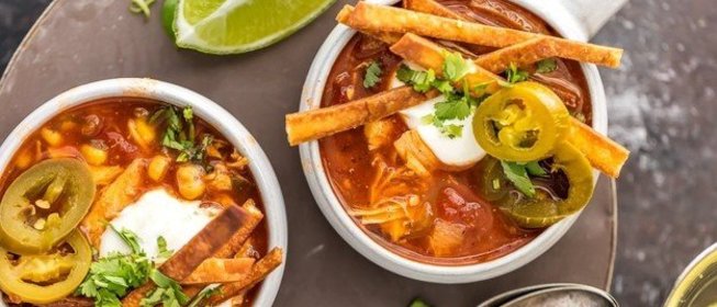 Острый куриный суп