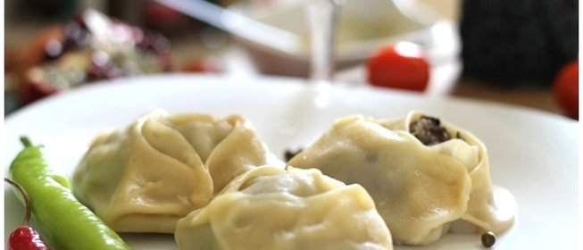 Манты на пару