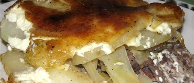 Говядина с капустой в духовке