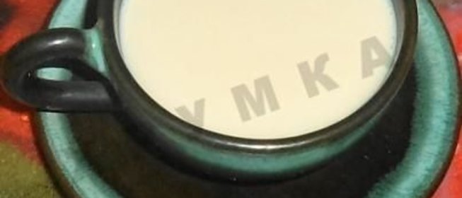 Зеленый чай с молоком латте