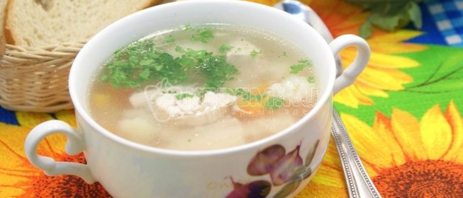 Куриный суп с цветной капустой