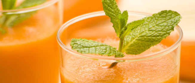 Морковный сок со сливками